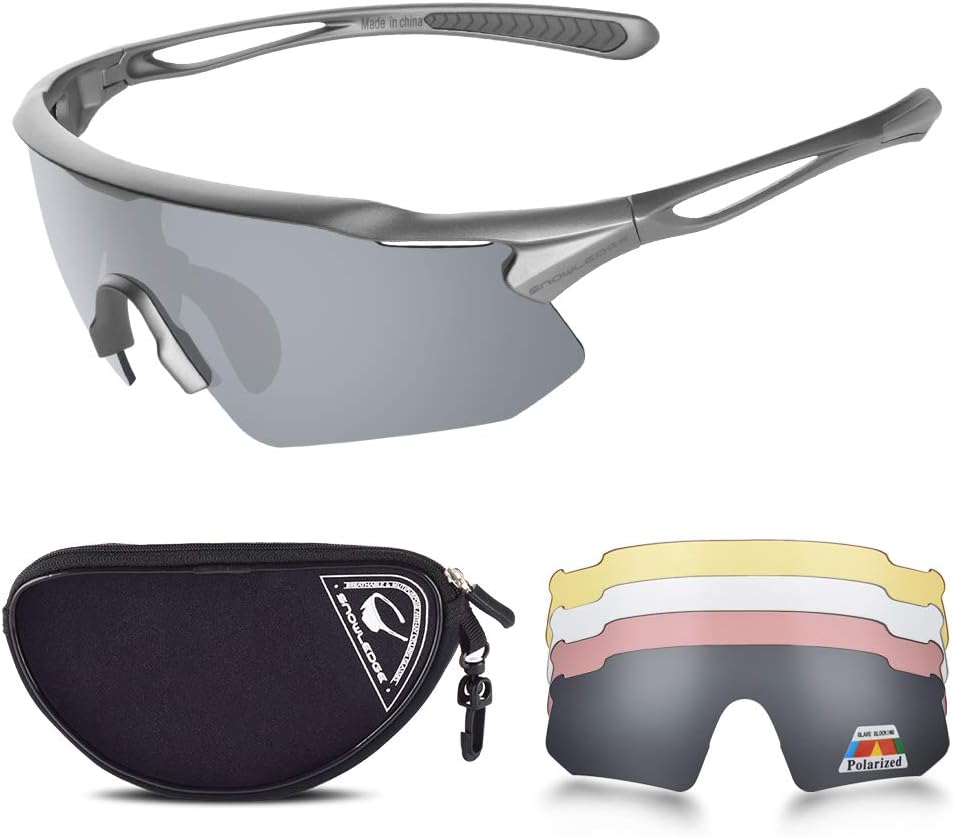 Cycling Glasses, TR90 Unbreakable Frame Polarized Anti-UV400 Sports Sunglasses