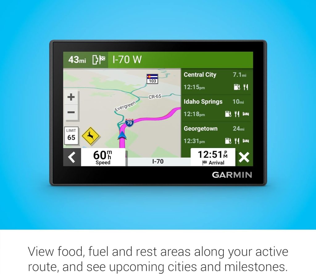 Garmin Drive™ 53 GPS Navigator, High-Resolution Touchscreen, Simple On-Screen Menus and Easy-to-See Maps, Driver Alerts