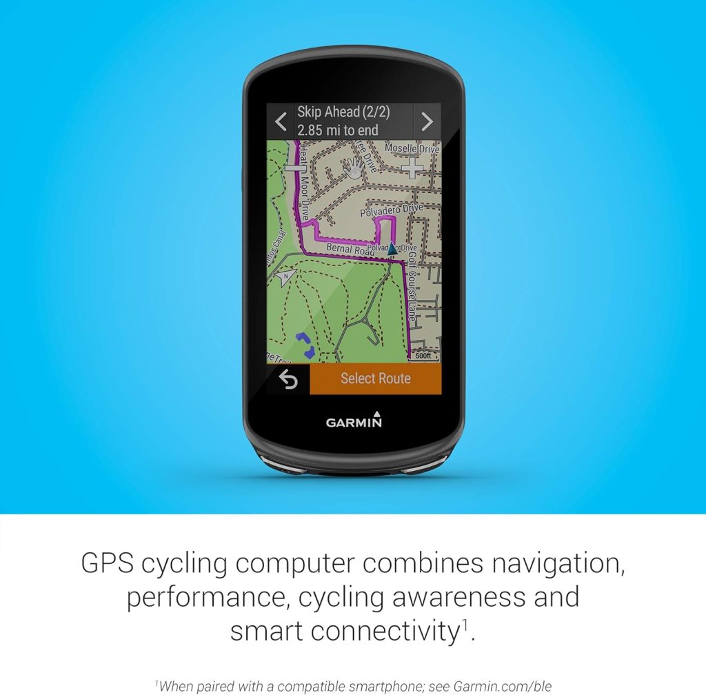 Garmin Edge 1030 Plus, GPS Cycling/Bike Computer, On-Device Workout Suggestions, ClimbPro Pacing Guidance and More