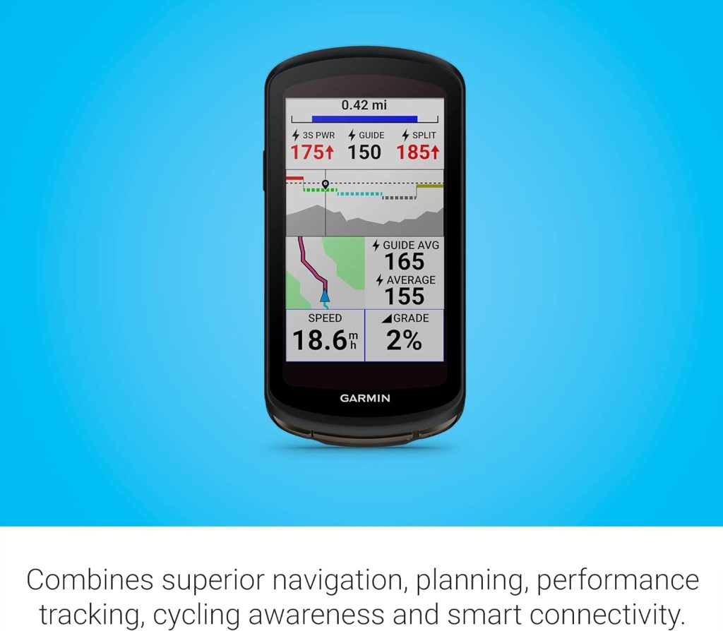 Garmin Edge® 1040, GPS Bike Computer, On and Off-Road, Spot-On Accuracy, Long-Lasting Battery, Device Only