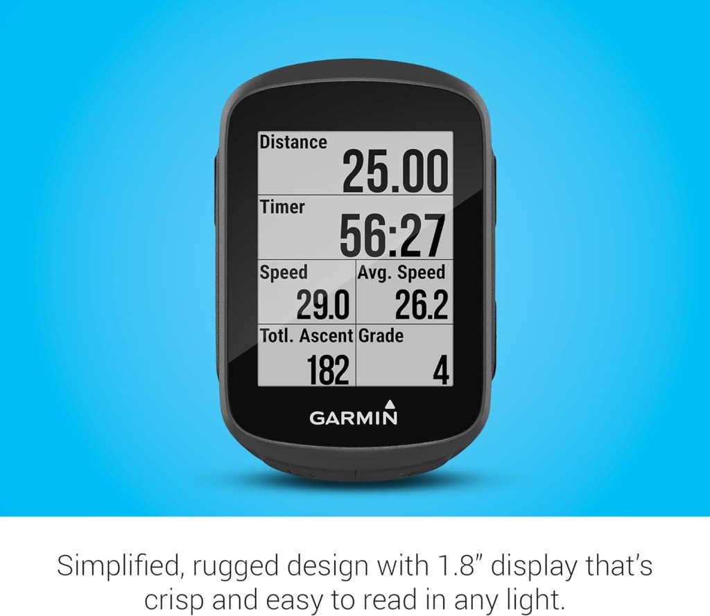 Garmin Edge® 130 Plus, GPS Cycling/Bike Computer, Download Structure Workouts, ClimbPro Pacing Guidance and More (010-02385-00), Black