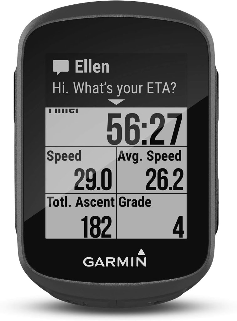 Garmin Edge® 130 Plus, GPS Cycling/Bike Computer, Download Structure Workouts, ClimbPro Pacing Guidance and More (010-02385-00), Black