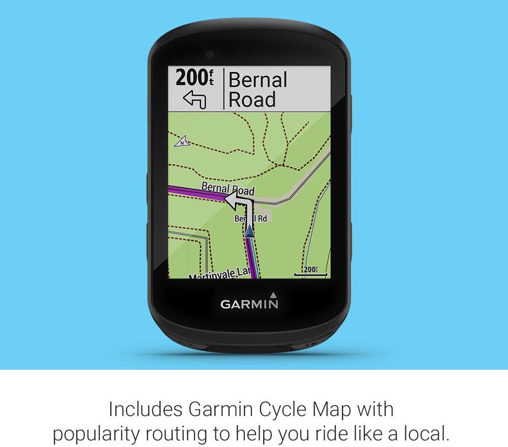 Garmin Edge 530, Performance GPS Cycling/Bike Computer with Mapping, Dynamic Performance Monitoring and Popularity Routing (Renewed)