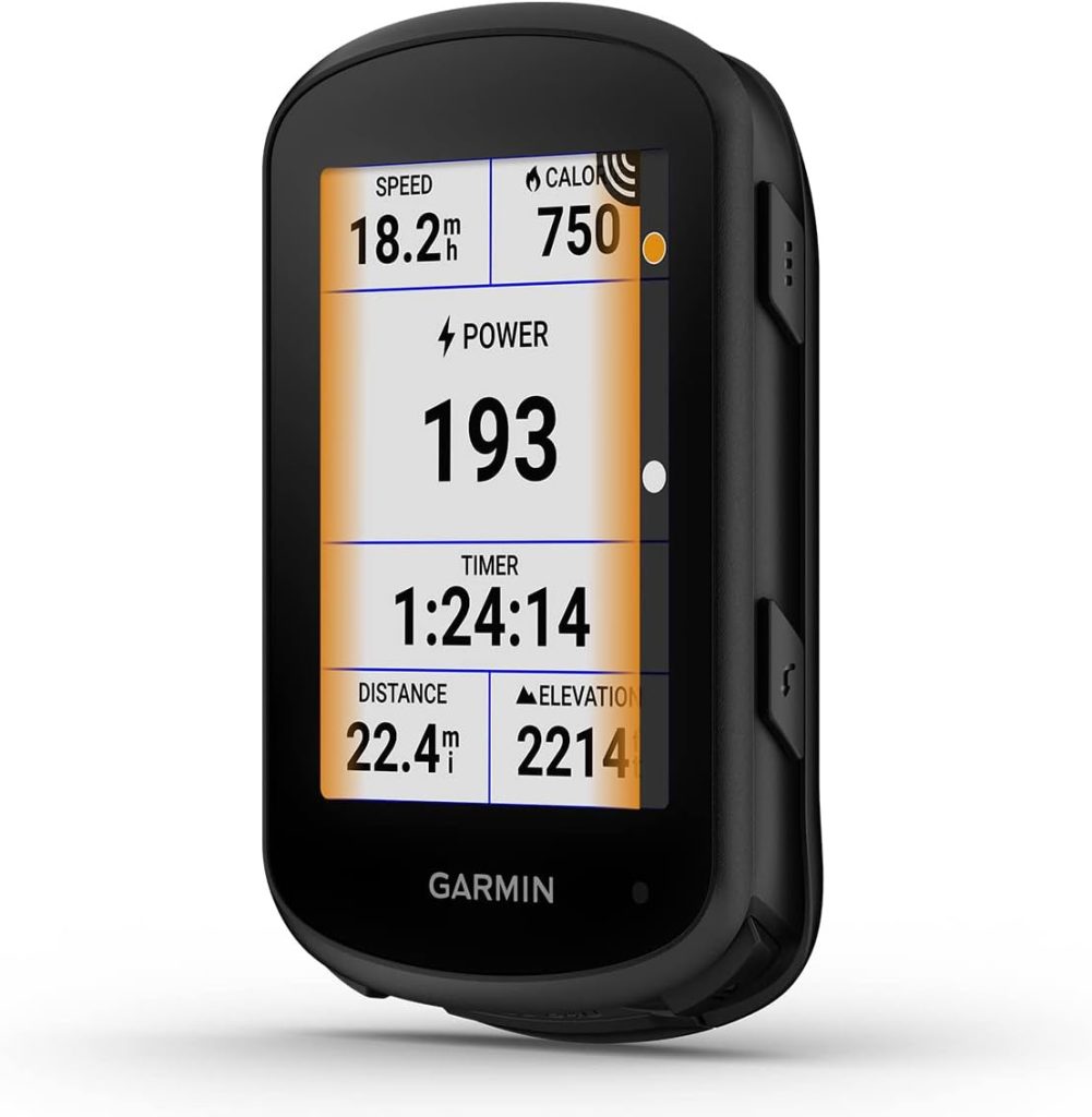 Garmin Edge 840 (Non-Solar) GPS Cycling Computer | Touchscreen  Buttons, Targeted Adaptive Coaching,  26-Hour Battery | Bundle with PlayBetter Protective Silicone Case (Black)  Screen Protectors