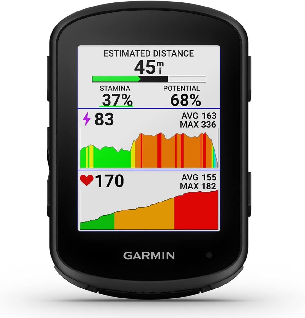 Garmin Edge 840 (Non-Solar) GPS Cycling Computer | Touchscreen  Buttons, Targeted Adaptive Coaching,  26-Hour Battery | Bundle with PlayBetter Protective Silicone Case (Black)  Screen Protectors