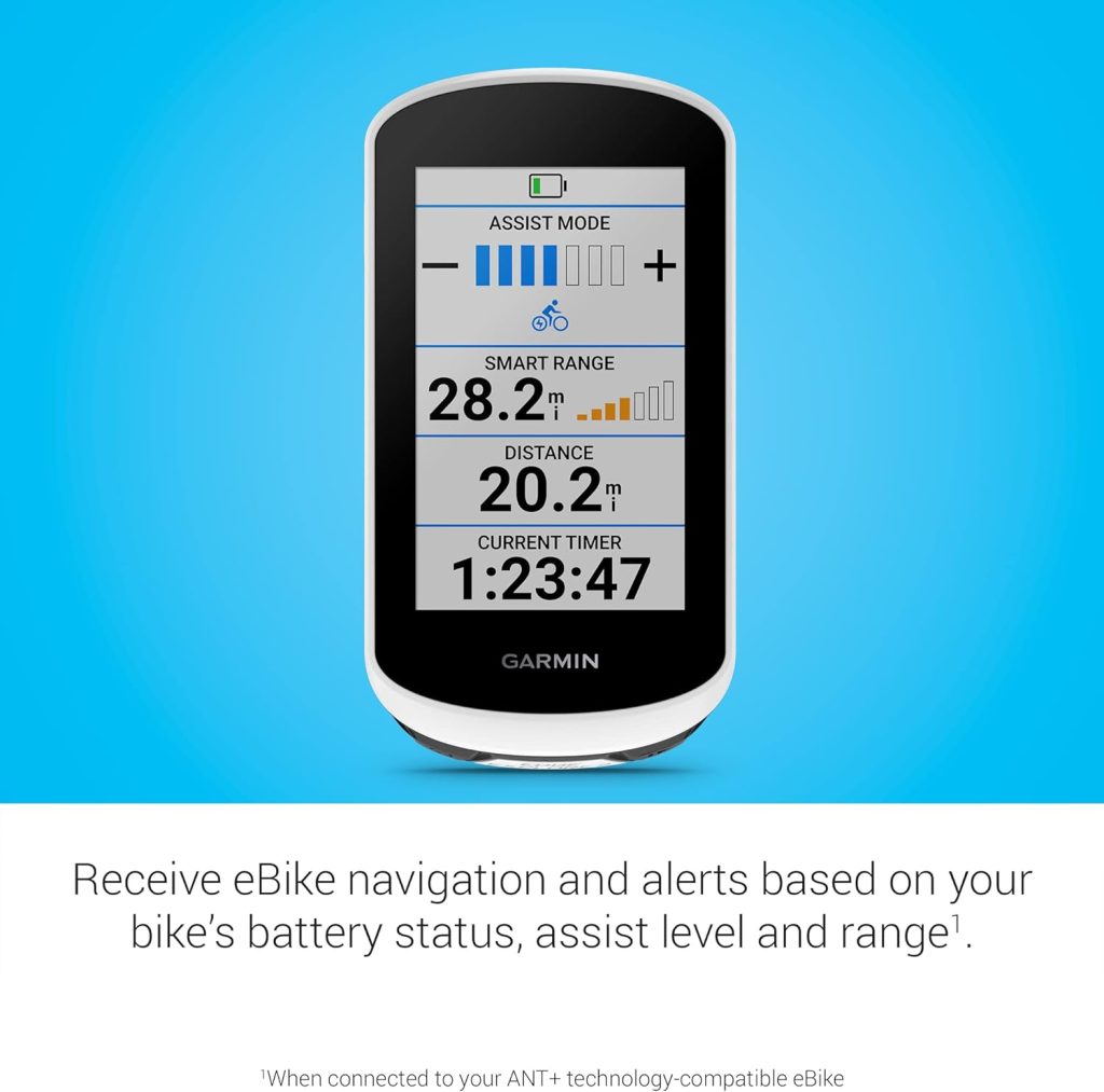 Garmin Edge® Explore 2, Easy-To-Use GPS Cycling Navigator, eBike Compatibility, Maps and Navigation, with Safety Features