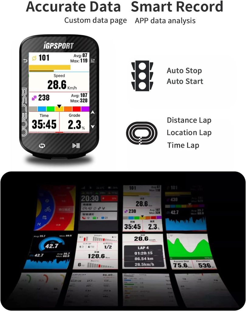 iGPSPORT BSC300 GPS Cycling/Bike Computer, Bicycle Computer with Offline maps and Dynamic Road Planning