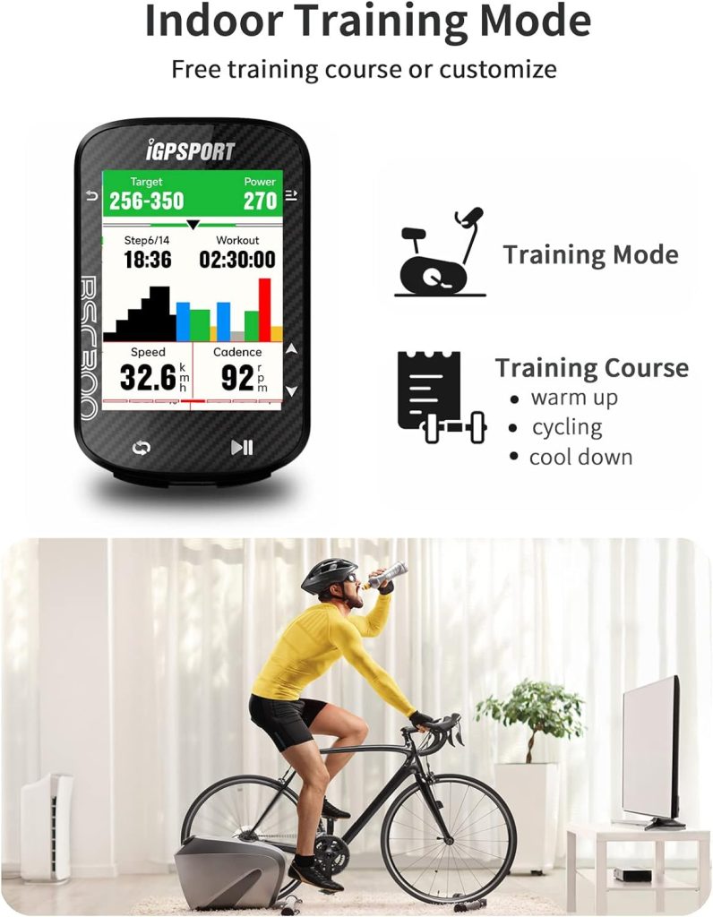 iGPSPORT BSC300 GPS Cycling/Bike Computer, Bicycle Computer with Offline maps and Dynamic Road Planning