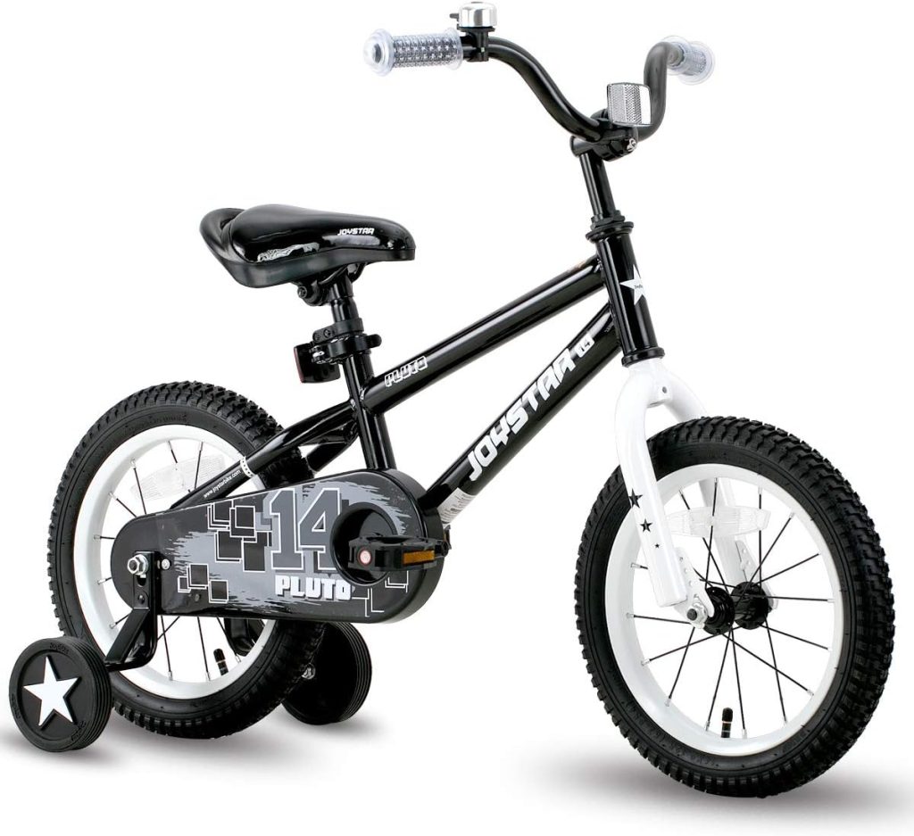 JOYSTAR Pluto Kids Bike for 3-12 Year Old Boys  Girls with Training Wheels for 12 14 16 18 20 inch Bikes, BMX Freestyle Kids Bicycle