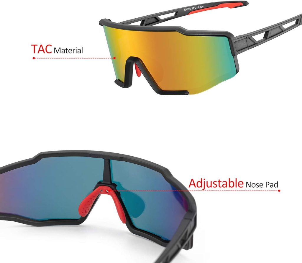 ROCKBROS Polarized Sunglasses for Men Women Cycling Glasses Sports Driving Bike Fishing Running Sunglasses TAC UV400