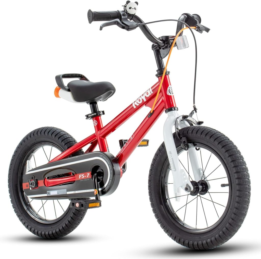 Royalbaby Freestyle Kids Bike 2 Hand Brakes 12/14/16/18/20 Inch Childrens Bicycle for Boys Girls Age 3-12 Years