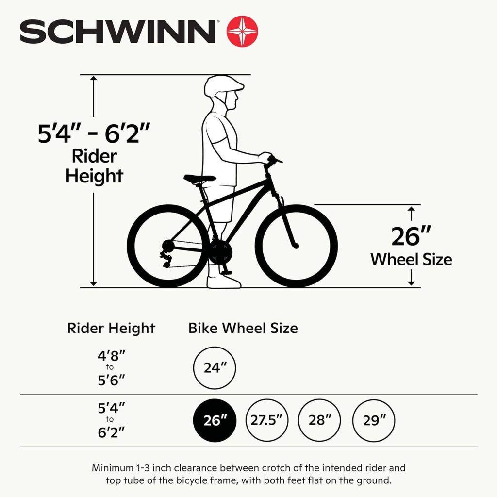 Schwinn Suburban Adult Classic Comfort Bike, Mens and Womens, 26-Inch Wheels, 7 Speed Drivetrain, 16 or 17-Inch Aluminum Frame, Alloy Linear Hand Brakes